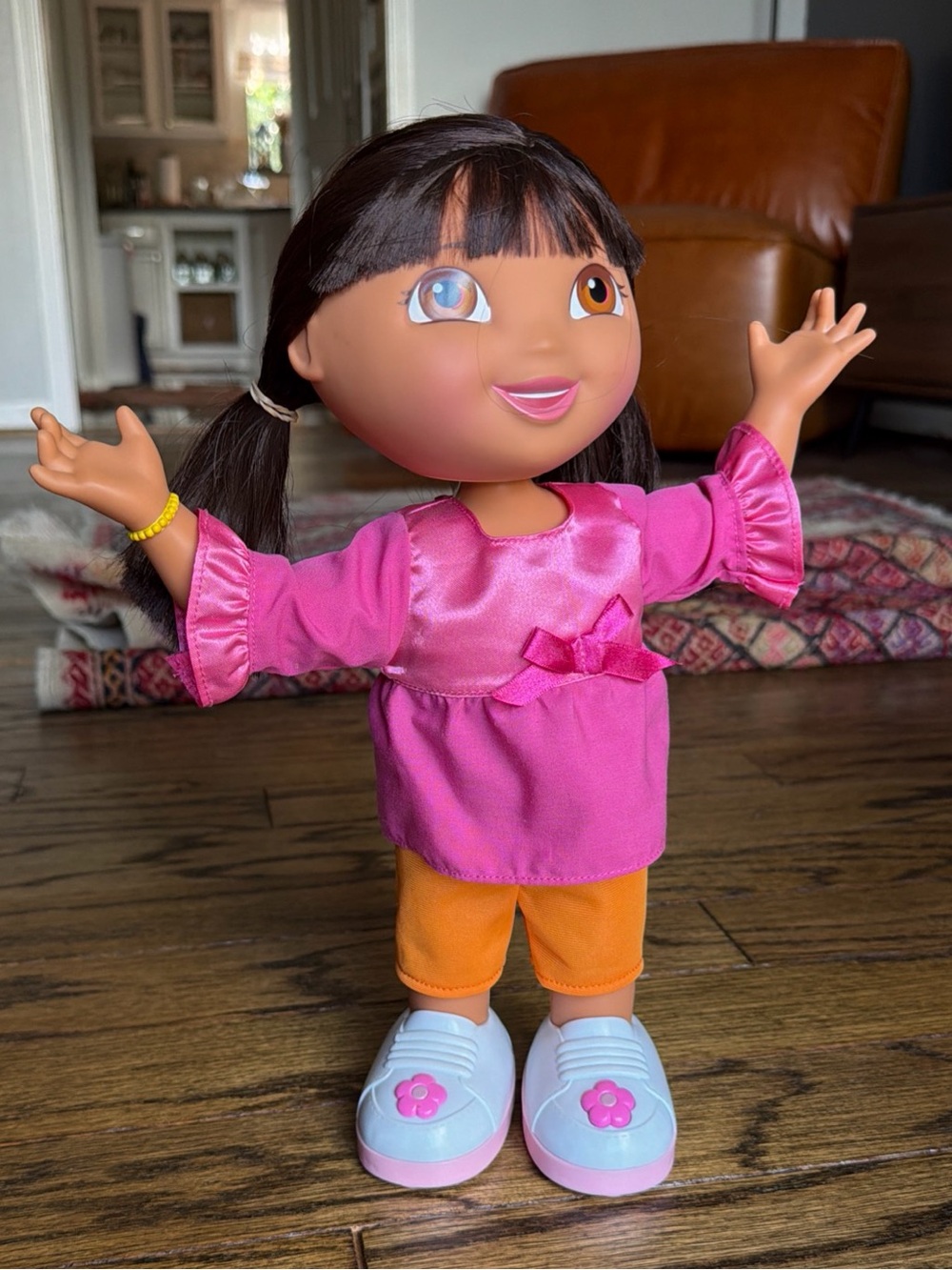Dora The Explorer 14” Dancing Talking We Did It Doll 2009 Mattel Tested Video